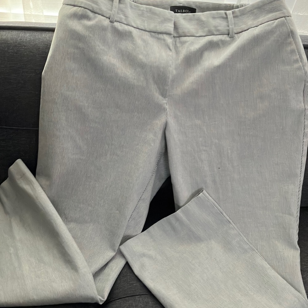 18W Talbot  Newport Pant tiny gray stripe